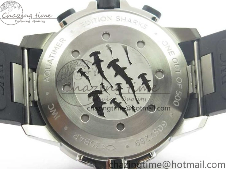 MIROTIME 0218 Aquatimer Chrono IW376803 V6F 1:1 Best Edition Gray Dial on Rubber Strap A FlexibleFit 7153